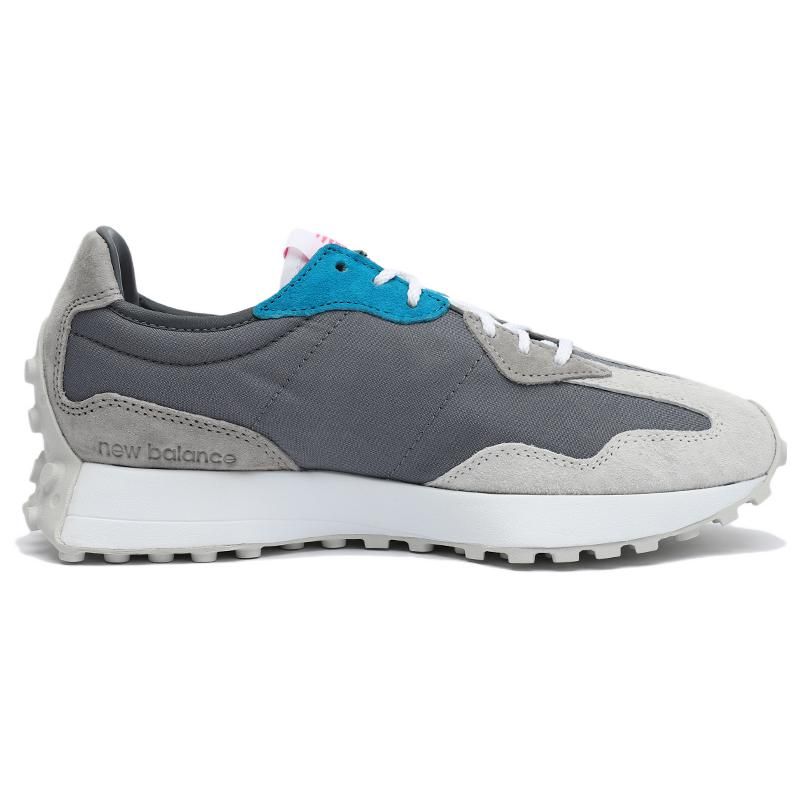 New Balance Nb 327 Retro Color Block Fabric Leather Low Top Marathon Running Shoes Women Sneaker Gray WS327JLL
