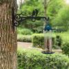 Iron Wall-Mounted Basket Hook Retro Hanging Planter Bracket Heavy Duty Hanger for Garden Patio