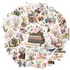 35pcs-50pcs Vintage Vintage Stickers Artistic Nature  Stickers Teacher Reward Stickers For Guitar Laptop Helmet Skateboard