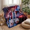 Erling Haaland Custom Name Text Flannel Blanket Soccer Logo Personalized Fleece Throw Blanket Special Gift For Sofa Bedroom Home