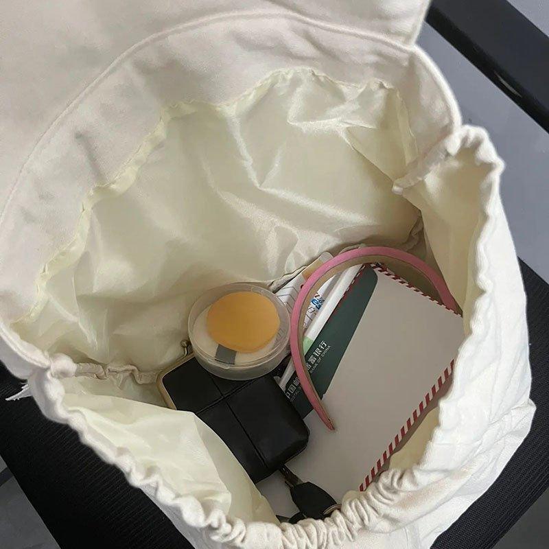 Canvas Backpack Female Cute Puppy Chic Soft Girl Cute Summer Canvas Small Backpack Student Backpack Male
