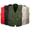 Men's Plus Size Multi-Pocket Outdoor Fishing Vest - Casual Sleeveless Jacket