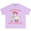 Aunt Goose Funny Duck Meme T Shirt Unisex Unisex Harajuku Fashion Tshirt Summer Shortsleeved Loose Casual Aesthetic Trend Tshirts