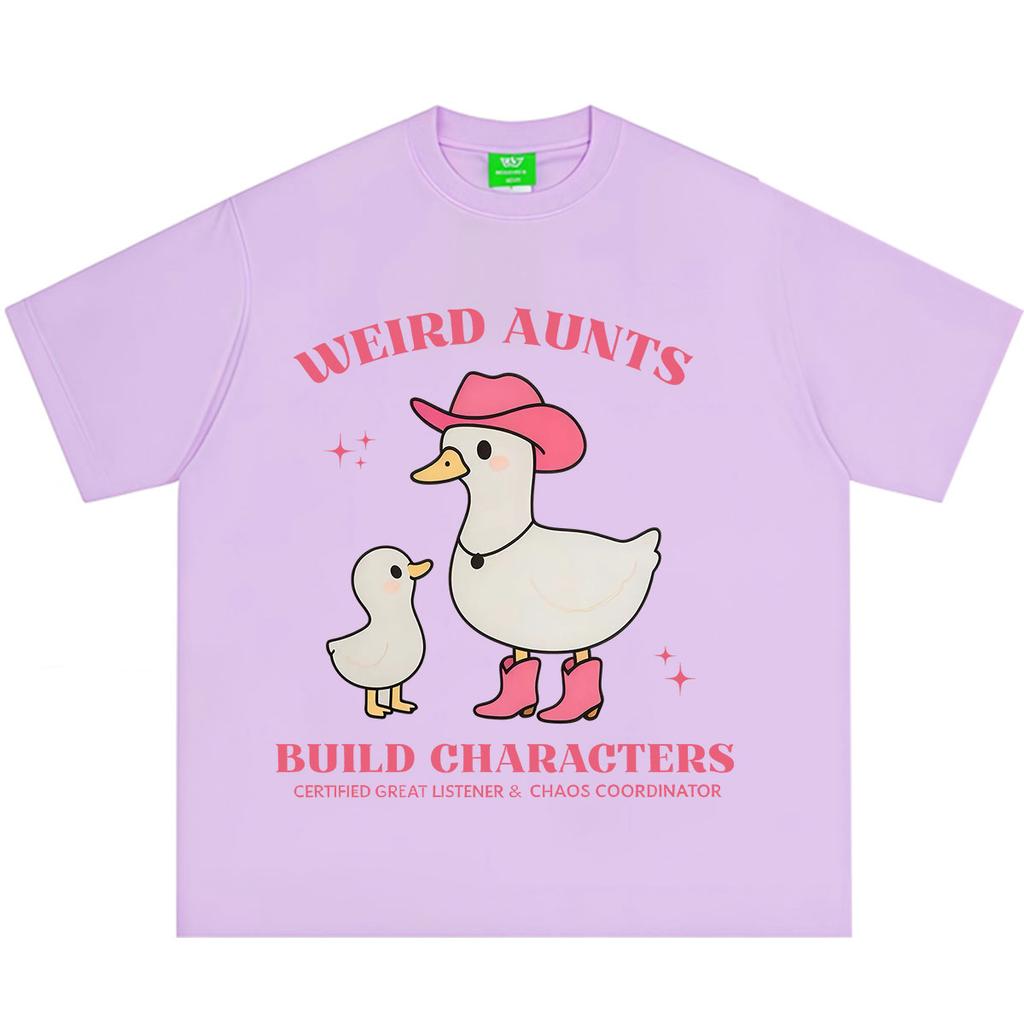 Aunt Goose Funny Duck Meme T Shirt Unisex Unisex Harajuku Fashion Tshirt Summer Shortsleeved Loose Casual Aesthetic Trend Tshirts