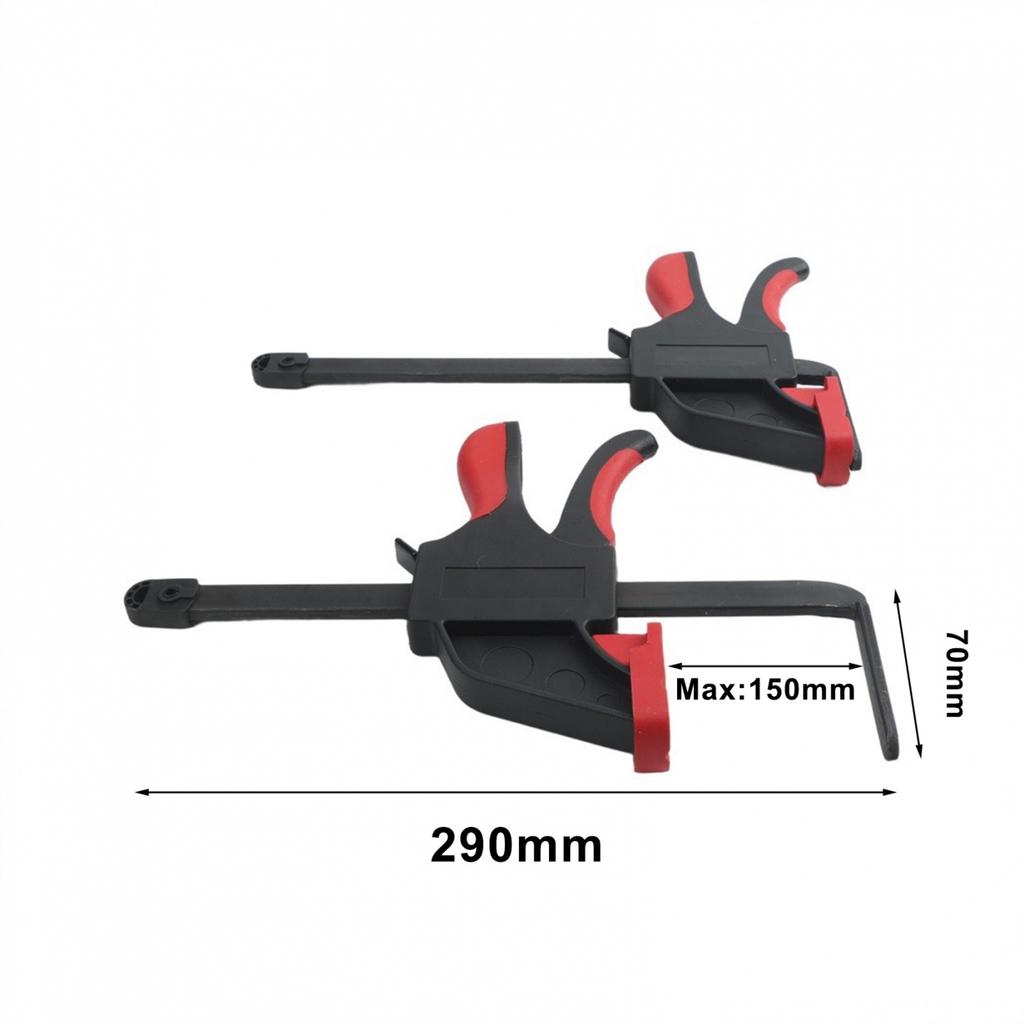 Track Saw Clamp Up To 90kg Maximum Clamping Pressure Protective Rubber Tips