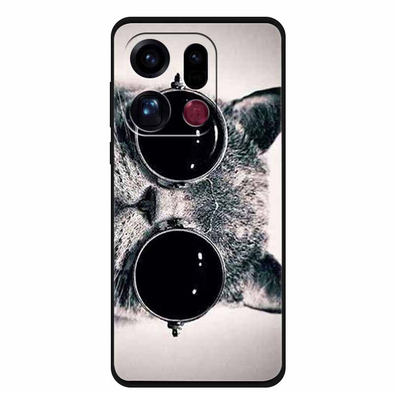 For OPPO Find X9 5G Case Silicone Space Animal TPU Soft Black Cover For OPPO Find X9 Cases FindX9 CPH2797 PLJ110 Cool TPU Cover