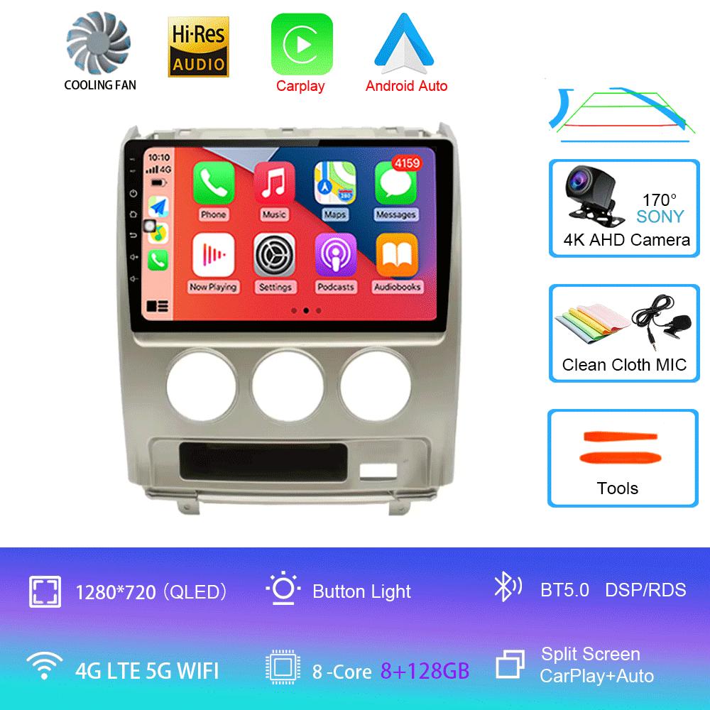 Android 14 For Mitsubishi Delica D5 2007 - 2009 RHD Auto Radio Stereo Head Unit Lettore Multimediale Navigazione GPS No 2din DVD