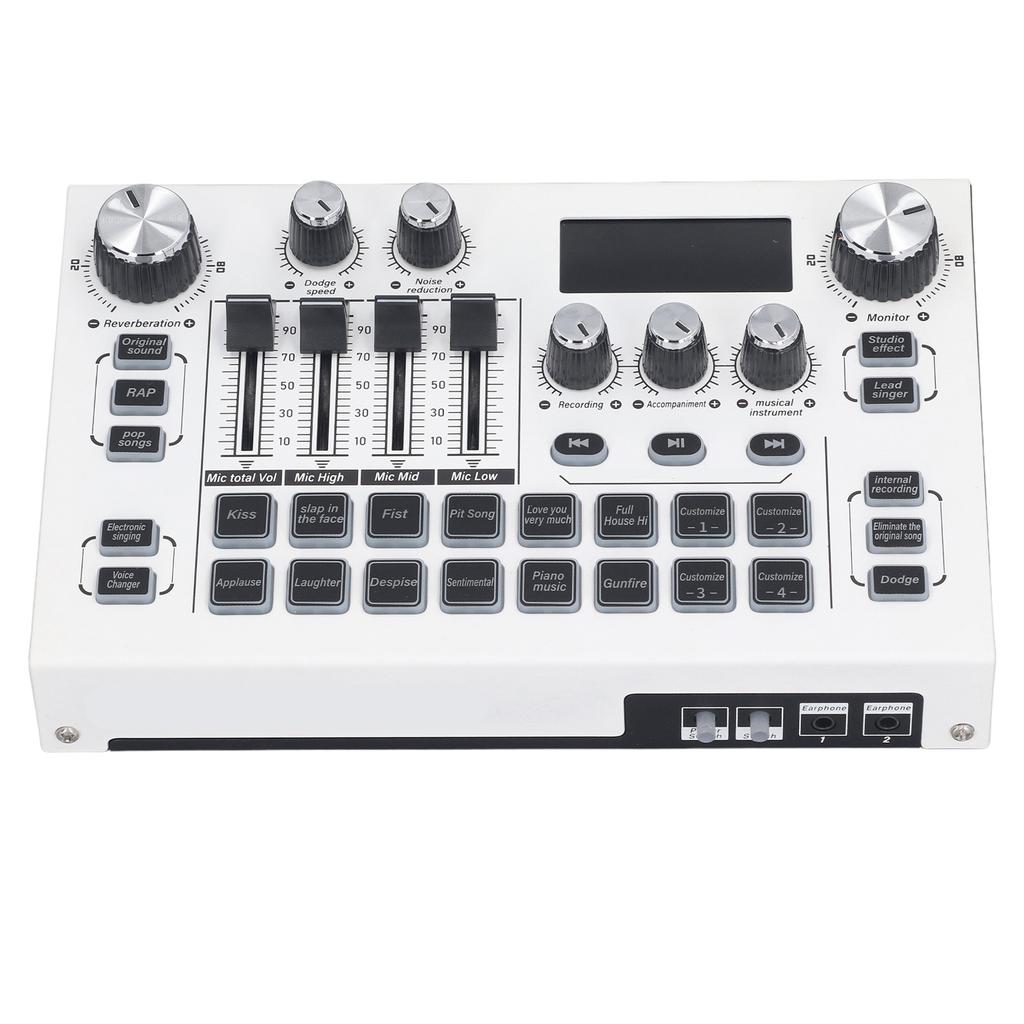 Digital Mixer Professional USB Sound Interface Sound Card Dual Core DSP Digital Chip Sound Mixer