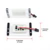 2pcs Car Tail White LED License Plate Number Light Led Auto Number Backlight Fit For Volvo V70 1997-2000