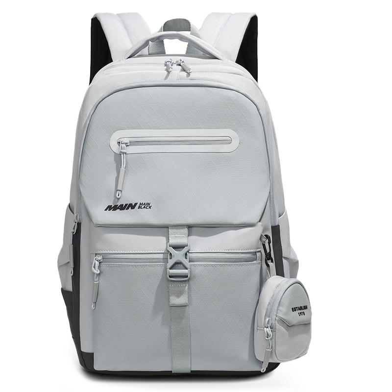 Rucsac Școlar pentru Elev de Liceu cu Blocuri de Culoare Rucsac de Călătorie pentru Bărbați Rucsac Ușor cu Capacitate Mare