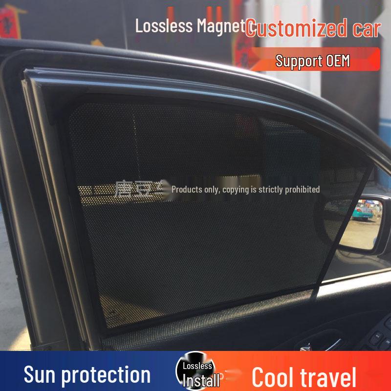 Fits Hyundai ix25, ix35, ix45, Sonata: Magnetic Sunshade Curtain for Heat Insulation
