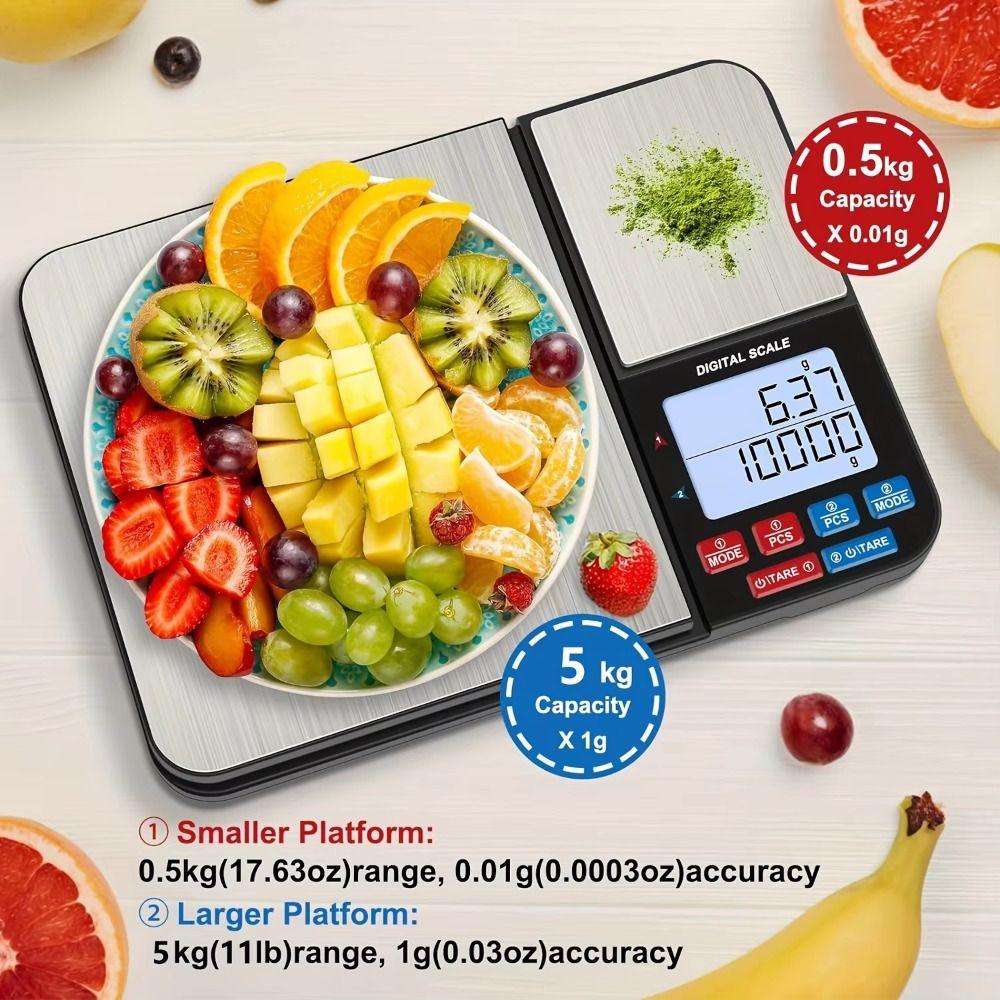 LCD Display Screen Kitchen Electronic Scale Plastic Cooking Scale Baking Scale  Jewelry