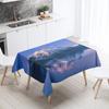 Beautiful Natural Scenery Printed Tablecloth Outdoor Picnic Camping  Stain Resistant Waterproof Table Home Decoration