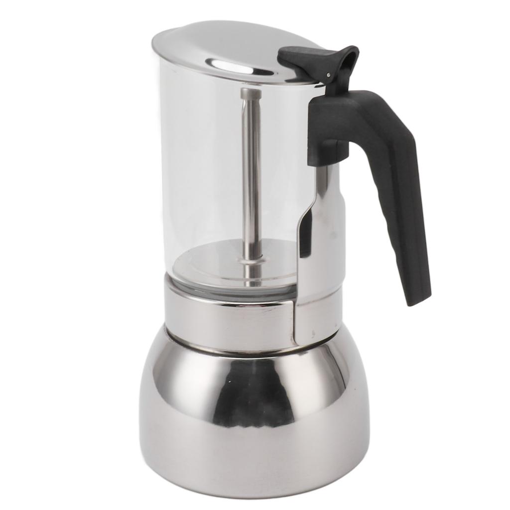 Coffee Maker Double Valve Stainless Steel High Temperature Resistant Multi Functional Portable for