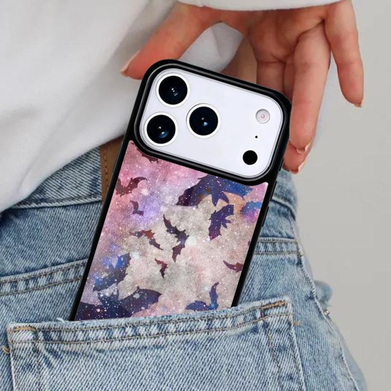 Twilight Bat Halloween Phone Case for iPhone 17ProMax 12 13 14 15 16e 17 Pro Max Plus Air Cover