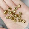 20-50pcs Flat Round 304 Stainless Steel Beads for Jewelry Making Loose Spacer Beads DIY Bracelet Necklace Wholesale