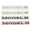 Metal ABS Car Styling Trunk Rear Tail Body Side Badge Sticker for Tesla Model 3 S X Y DUAL MOTOR Emblem Exterior Accessories