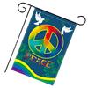 Garden Peace Sign Flag for Outdoor Yard Porch Front Door Decor Polyester Flag Banner