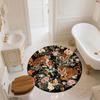 Tiger pattern round rug,Carpet Rug for Living Room Bedroom Playroom ,Non-slip Floor Mat,Holiday Gifts and Birthday Gifts.