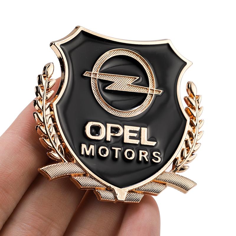 2 Bucăți Autocolant Metalic cu Logo Auto Accesorii Embleme Geam Portbagaj Pentru Opel Astra Grandland Corsa Mokka Frontera Insignia Zafira Vivaro