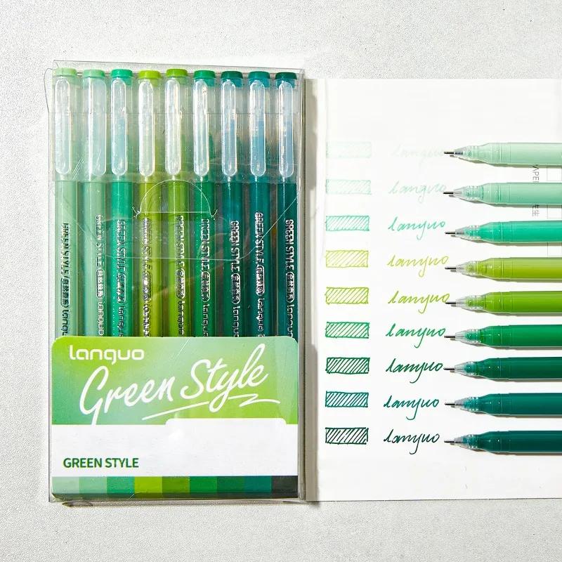 9-teiliges fluoreszierendes Textmarker-Set, verschiedene Farben, perfekt zum Schreiben, Zeichnen, Notieren & für Bürobedarf in der Schule