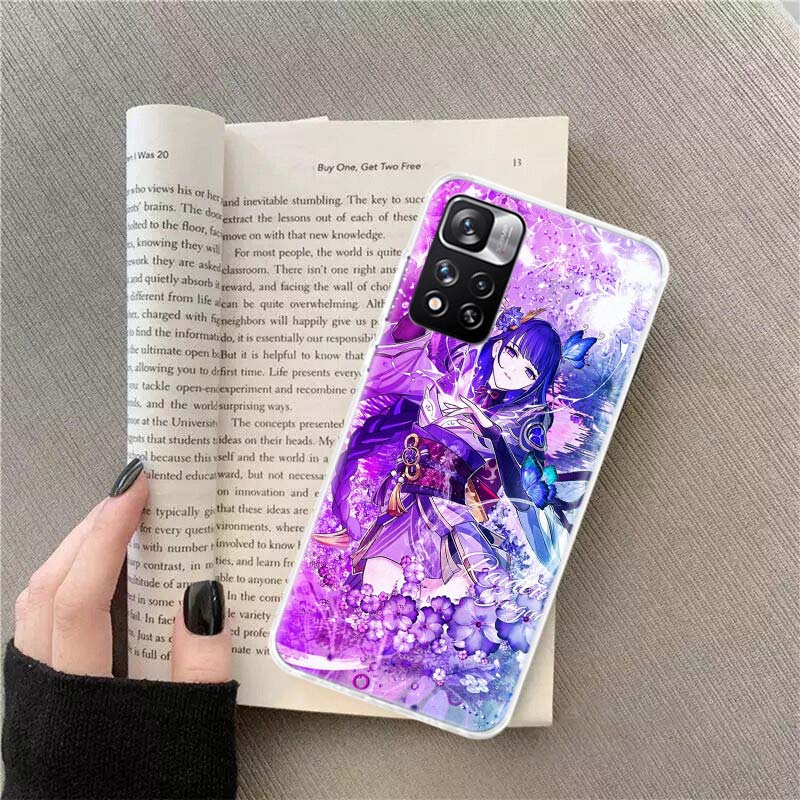 

Genshin Impact Raiden Shogun hot Phone Case For Xiaomi Poco X4 F4 GT X3 NFC X5 X6 X7 Pro 5G M5 M5S M3 F5 Mi F6 F3 F2 F1 Cover Co Xiaomi Poco F6 Pro