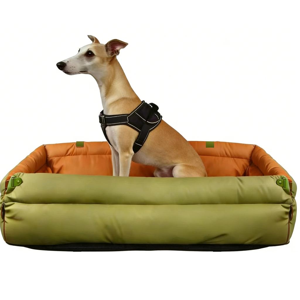 Winter Warm Extra Large Dog Bed Removable Cover All Season Use with Carrying Handles for Big Dogs Car Sofa Dog Accessories