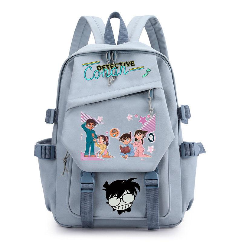 Anime Conan schoolbag children's backpack primary school bag male and female junior high school students college students campus backpack