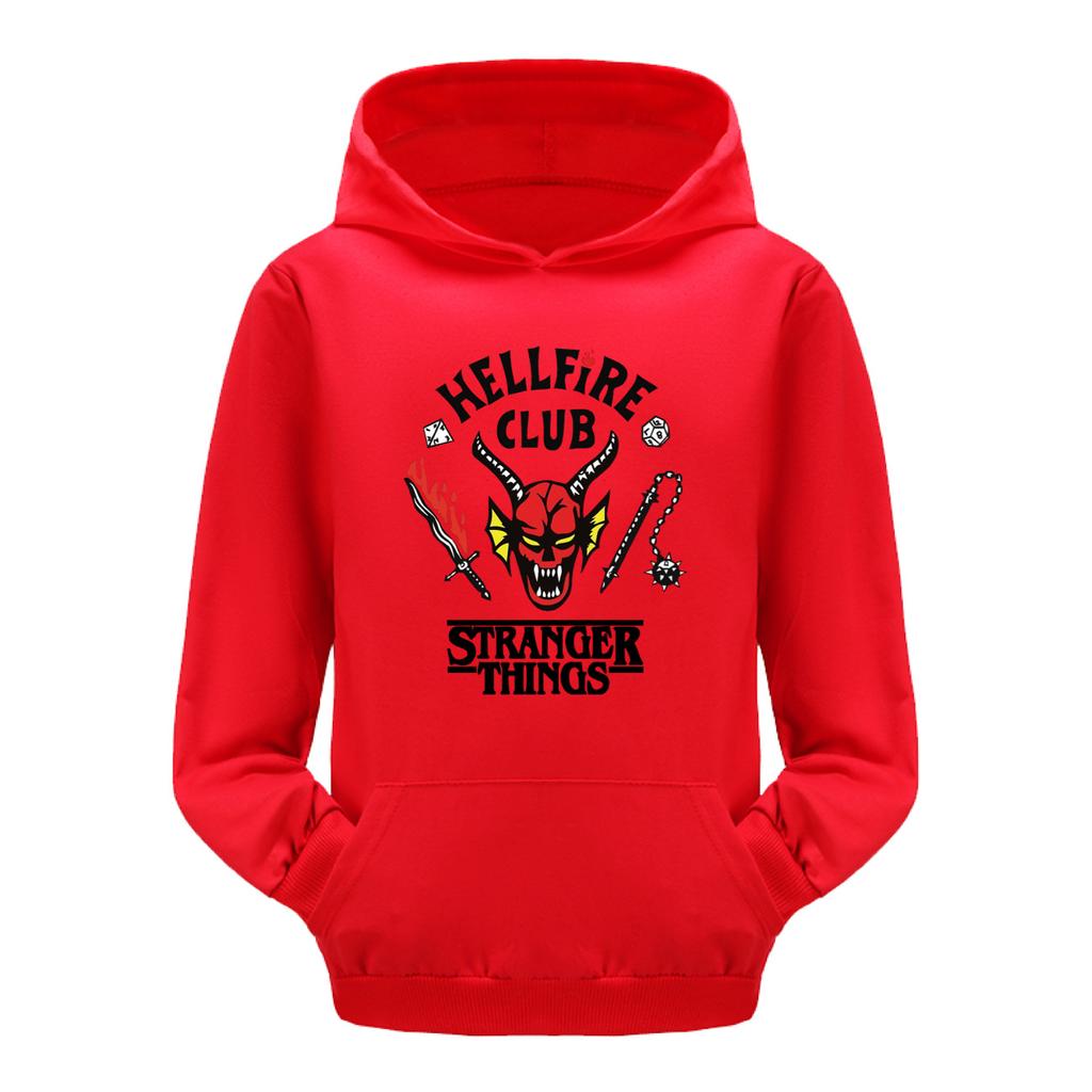 Stranger Things, Tasche Kapuzenpullover, Kinder Kapuzenpullover Lässiges Set