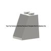 Small Particle-Compatible DIY 2x2x2 Slope Brick Educational Building Block Parts