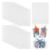 12 Pcs Eye Mesh DIY Mask Material Kit Plastic Eye Mesh Sheets For DIY Handicraft Make Dividers Mask Accessory Kit