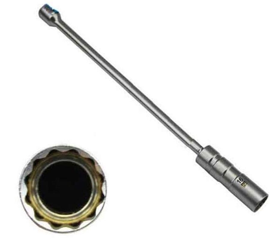 Chiave rimuovi-punto da 16mm Bussola candela a parete sottile Attacco da 3/8" Per BMW Per Mercedes Per Nissan Benz