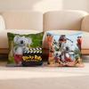 Anime B-Blinky B-Bill the Movie Cushion Cover Home & Car Multi-Scene Pillow Cover - Reversible, Soft & Durable for Daily Use