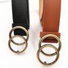 Unique Waist Chain Hot Buckle Leopard Print Chain Cowgirl Belt for Women Proms Club Party for Jeans Dresses