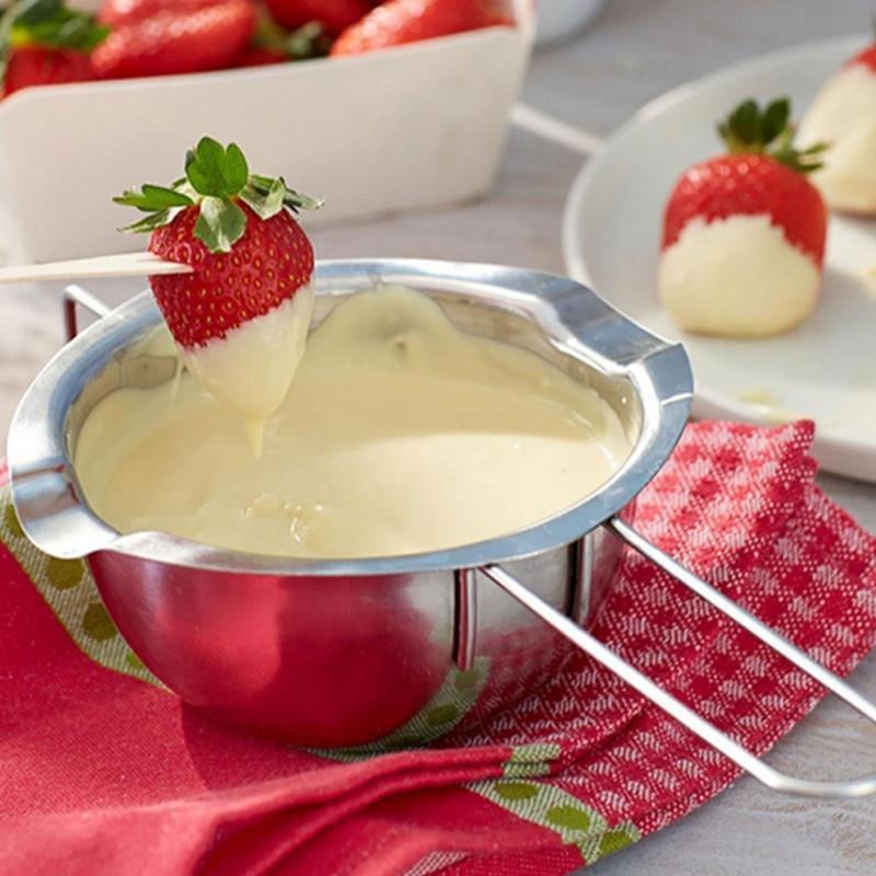 Stainless Chocolate Butter Melting Pot Pan Home Kitchen Milk Bowl Double Boiler