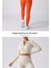 Pantaloni da Yoga Senza Cuciture Autunno-Inverno a Vita Alta Sollevamento Glutei con Tessuto Traspirante che Assorbe il Sudore