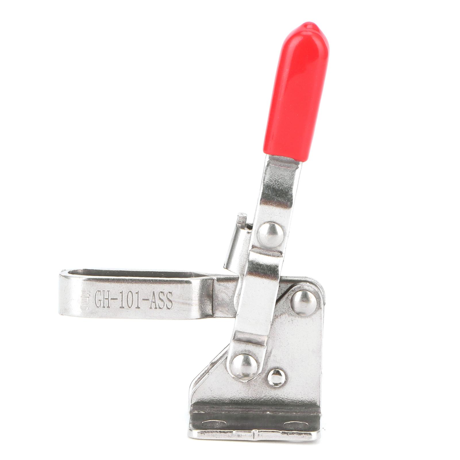 

Stainless Steel Toggle Clamp Quick Release Clamping Fixture Hand Tool 60kg Holding Capacity