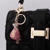 Vintage Style Metal Keychain With Gold Coin Wallet For Women And Giftgiving