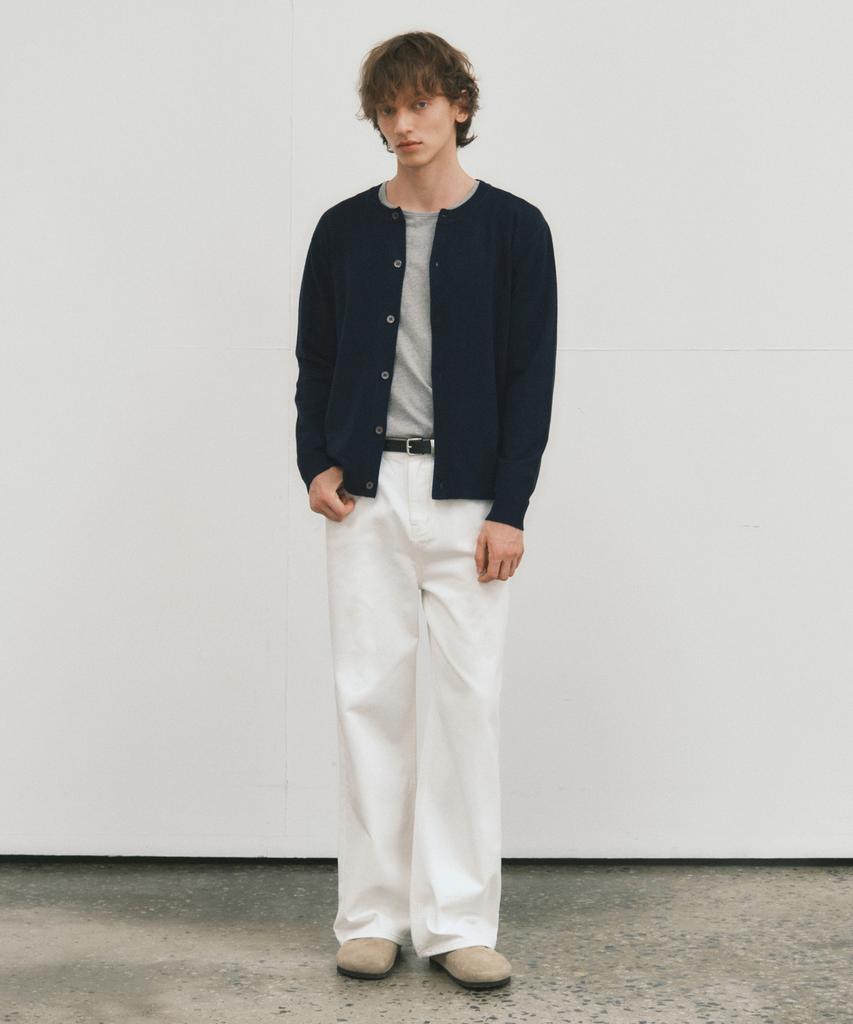Wednesday Oasis Classic Cotton Stitch Pants_Ivory(W25-Pt27)