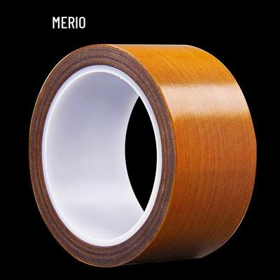 Teflon High-Temp Fireproof Double-Sided Adhesive Tape - Industrial Heat & Wear Resistant, Ideal for Sealing Machines & Insulation.
