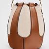 Canvas Drawstring Bucket Bag for Women Designer Handbags Luxury Shoulder Bags Crossbody Bags Phone Clutch Patchwork