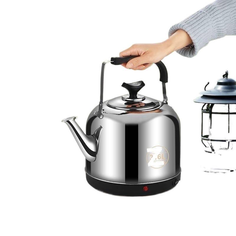316 Stainless Steel Electric Kettle, Extra Thick, Auto Shut-Off for Boiling Water, Ideal for Elderly Use