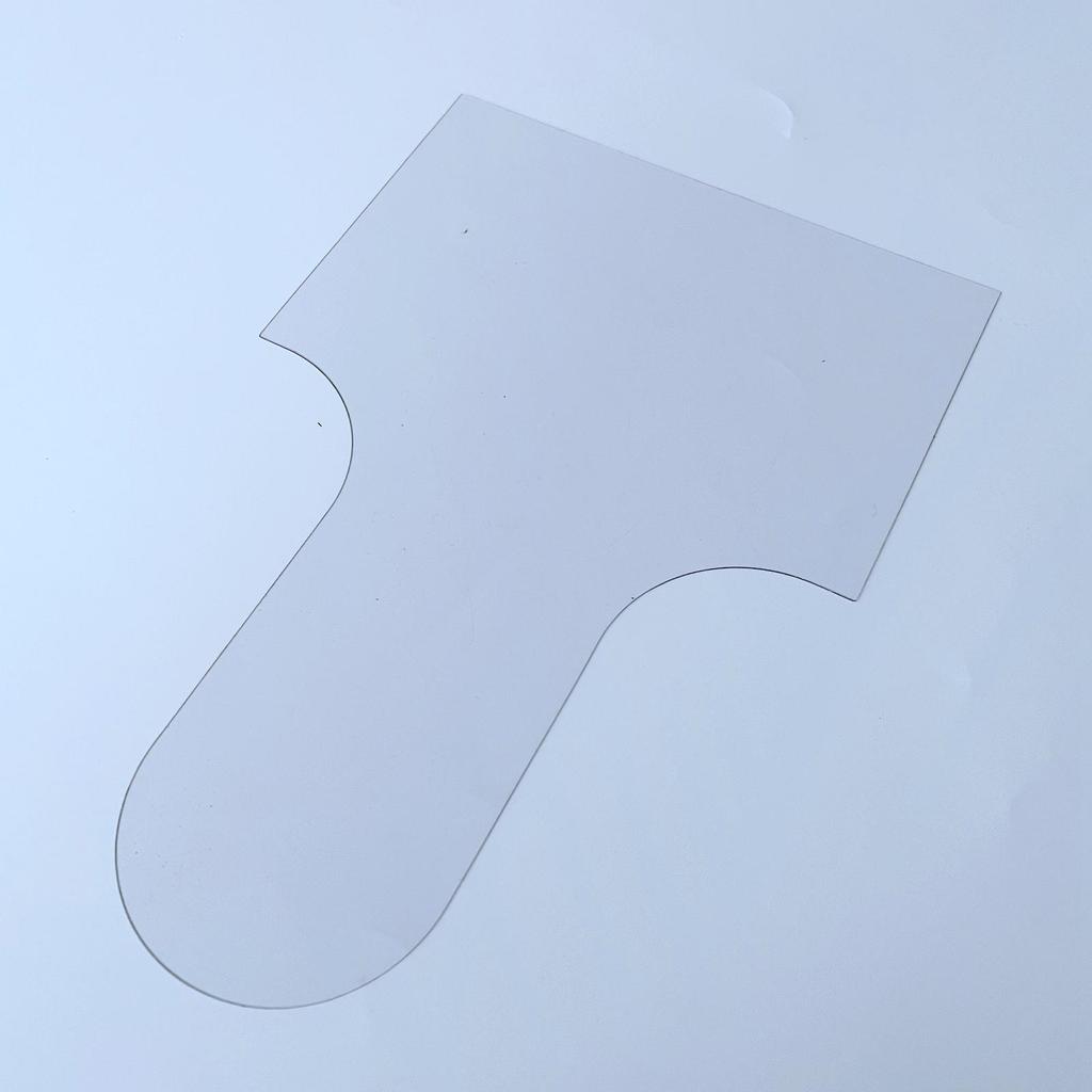 Acrylic Sewing Quilting Template Ruler Seam Measuring Tool for Handmade, Drawing, Domestic Machine