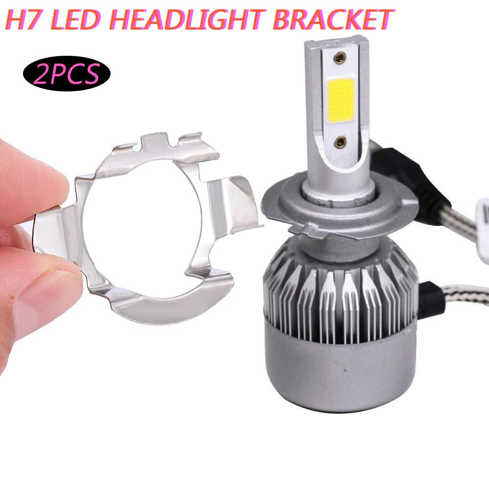 

1Pair H7 LED Фара Базовый адаптер кронштейн