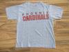 Logo 7 Phoenix Cardinals Gray T-shirt Sz M 1980s