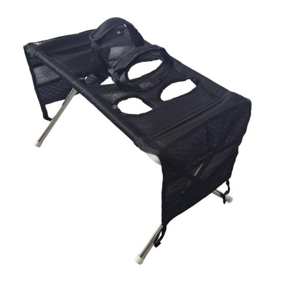 Pet Care Sling for Home Grooming Table, Hammock with Foldable Stand, 4-Hole or Restraint Bag 8-Hole, Washing Station Cats, Small Dogs,