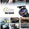 12V/24V Car Charger Socket with ON/Off Switch Voltage Display  45W PD USB QC 3.0 Fast Charger for Car Truck Boat RV Motorcycle