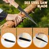 1/2 Pcs Wood Cutting Hand Saw SK5 Steel Woodworking Hand Saws Single/Double Sided Fine Tooth Wood Saw for Woodworking Hand Tools