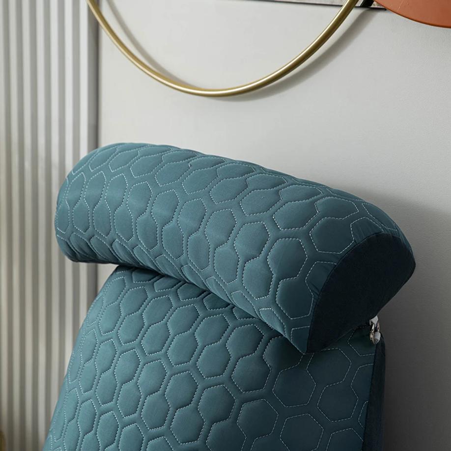 Reading Pillow Standard Bed Pillow, Back Cushion For Sitting Up In Bed With Washable Cover, Chair Arm Pillow With Pockets