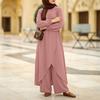 ZANZEA Women Elegant Long Blouse With Elastic Waist Long Pants Casual Two Piece Suit Sets
